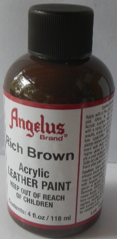 Angelus Acrylic Paint Rich Brown 118ml